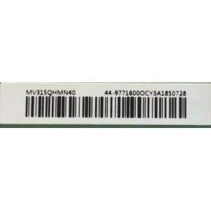 T-CON PARA MONITOR LG / NUMERO DE PARTE MV315QHMN40 / 47-6021253 / NUMERO DE PANEL MV315QHM-N40 / MODELO 32QN650-B